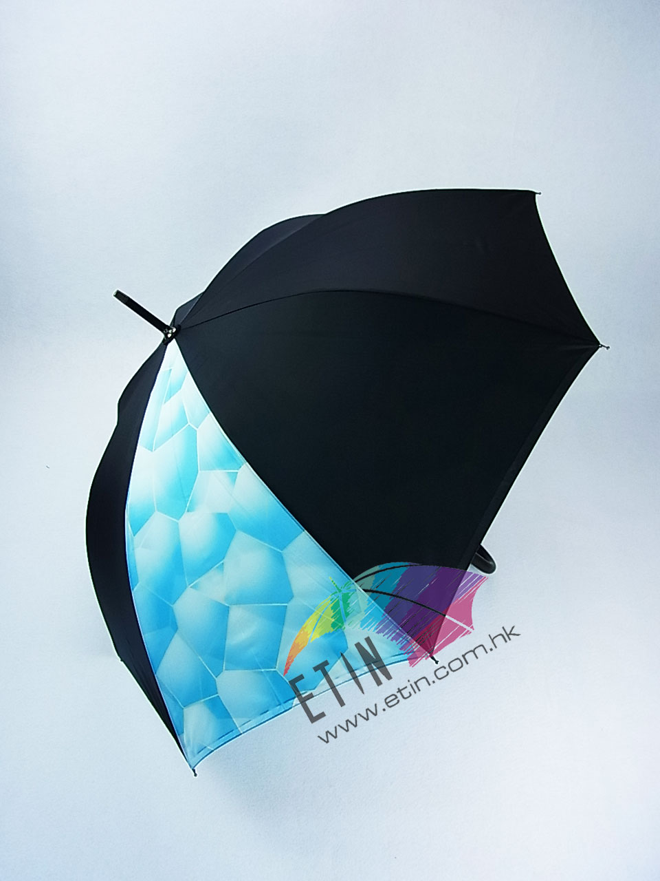 Etin Double layer with printing inner umbrella A028