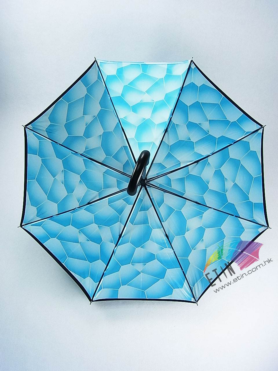 Etin Double layer with printing inner umbrella A028