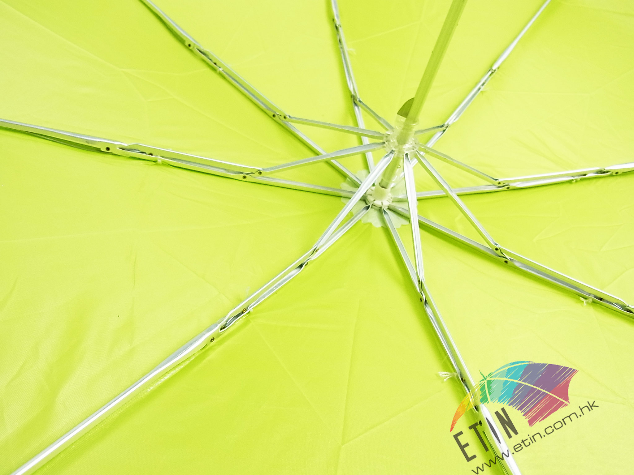 Etin folding umbrella eith pearl shine canopy B017