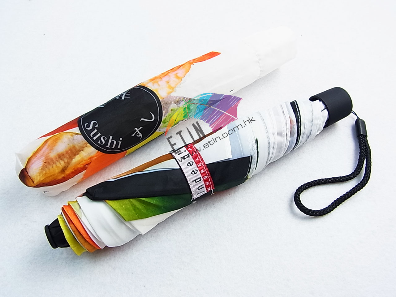 Etin Super slim folding umbrella with whole image printing B041