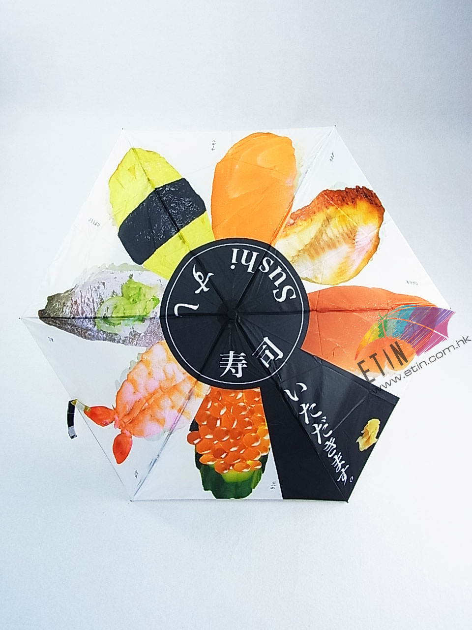 Etin Super slim folding umbrella with whole image printing B041